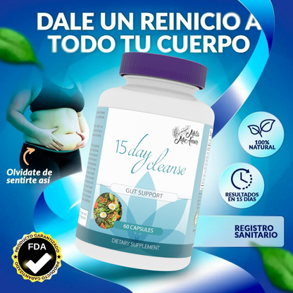 15 Day - Detox Limpieza Estomacal Completa en 15 días