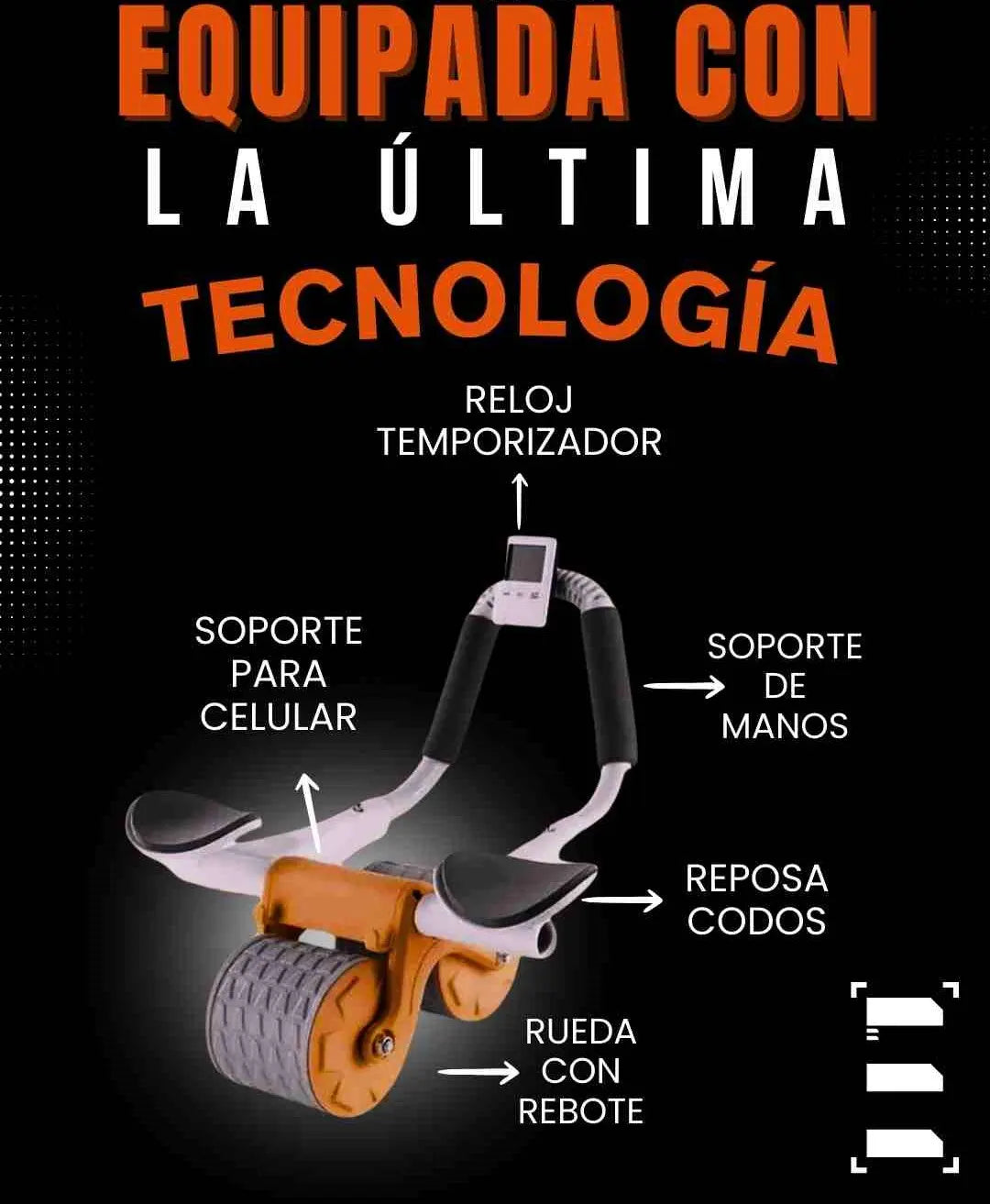 Abs Roller™ - Rueda abdomen de acero